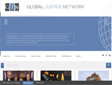 Tablet Screenshot of globaljusticenetwork.com
